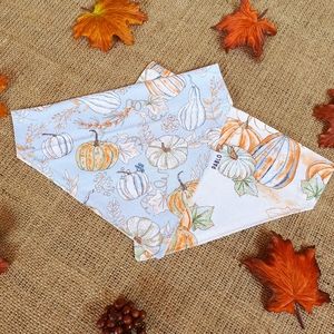 š¶ 3 for $15 * Pablo Reversible Pumpkin Fall Autumn Cotton Dog Bandana